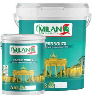 Sơn siêu trắng trần ánh ngọc trai- SUPER WHITE