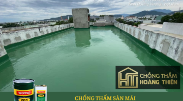 Ngâm nước, kiểm tra sau khi thi công chống thấm!