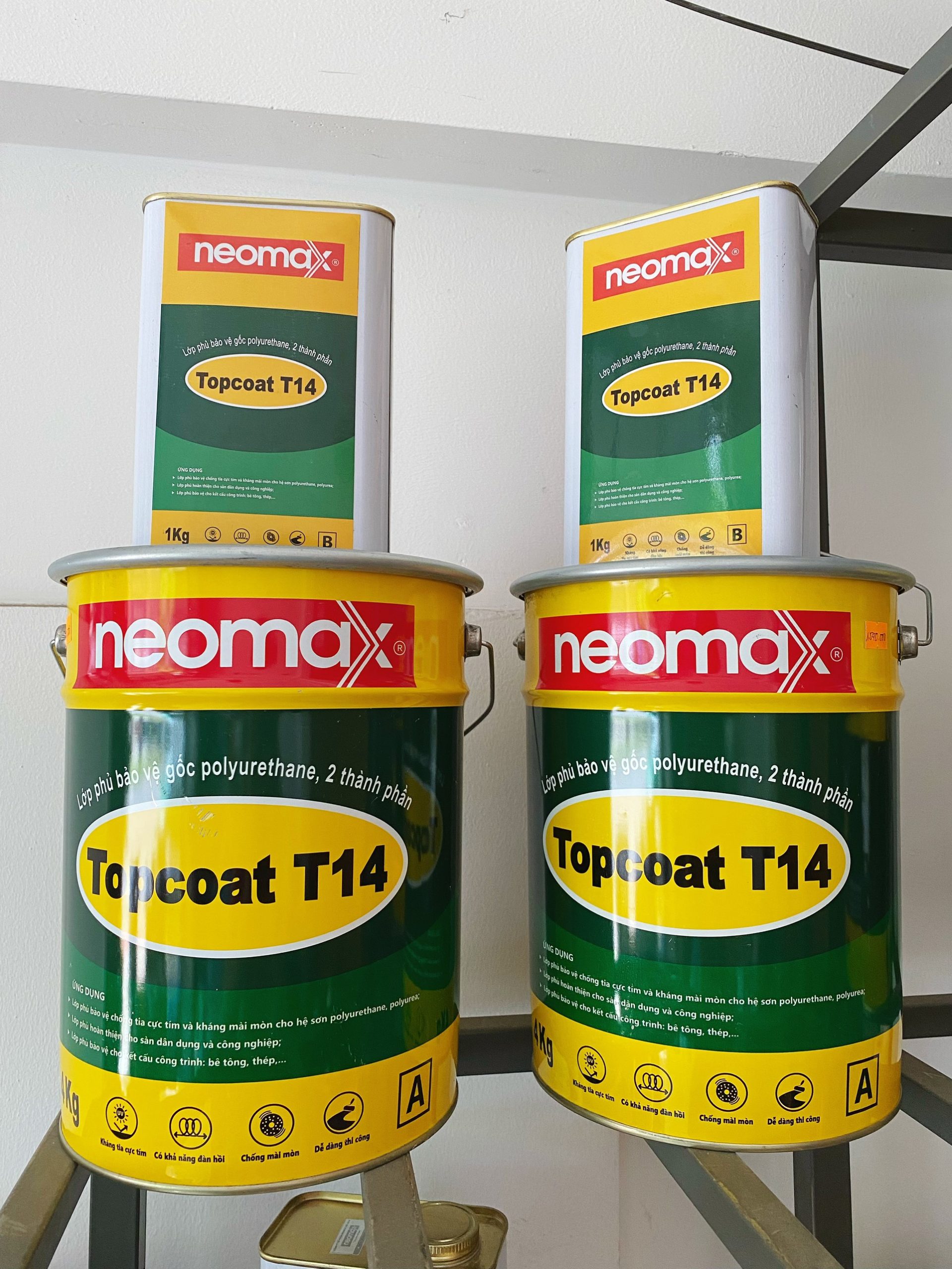 NEOMAX TOPCOAT T14 LÀ VẬT LIỆU GỐC POLYURETHANE-2 THÀNH PHẦN