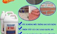 CHẤT TẨY XI MĂNG HT01- CHUYÊN DỤNG ĐỂ TẨY MỌI LOẠI NỀN BỊ MỐC TRẮNG XI MĂNG SAU XÂY DỰNG