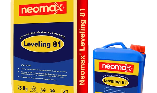 NEOMAX LEVELING 81 – VỮA TỰ SAN BẰNG GỐC XI MĂNG POLYMER, 2 THÀNH PHẦN, TÍNH NĂNG CAO